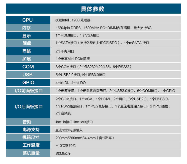 無風(fēng)扇嵌入式工控機(jī)