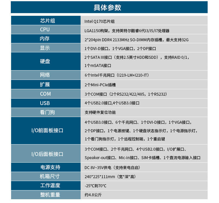 無風扇工業(yè)電腦定制