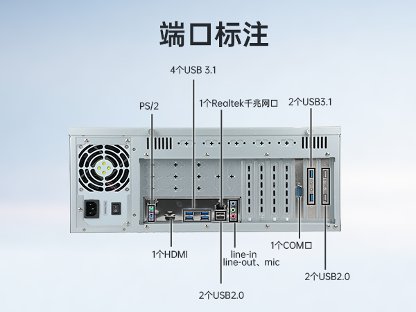 酷睿6代工業(yè)電腦,4U工業(yè)自動化工控機,DT-610X-IZ270MA