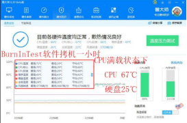 拷機后CPU平均溫度：67℃.png