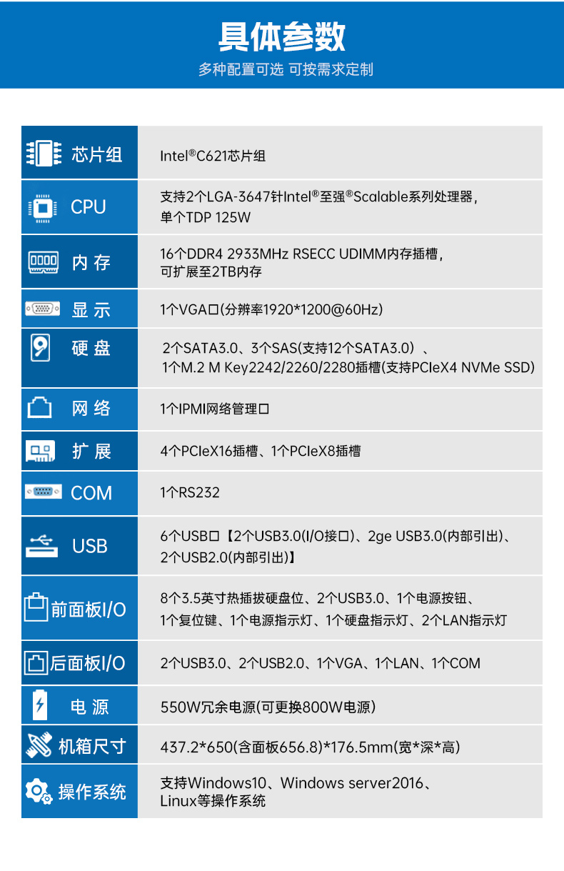 高性能4U工控機,人工智能深度學習主機方案,DT-46508-BC621MZ.jpg